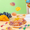 320Pcs 4 Colors Rectangle with Polka Dot Pattern Paper Bakeware Bag ABAG-LP0001-02-3