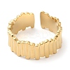 304 Stainless Steel Twist Open Cuff Ring for Women RJEW-I098-19G-2