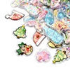 PVC Plastic with Resin Cabochons KY-CJ0001-55-3