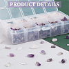 Natural Amethyst and Natural Rose Quart Chips Beads G-PH0031-02-4