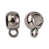 Tibetan Style Alloy Tube Bails LS-TIBEP-LFH251Y-B-FF-3