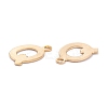 201 Stainless Steel Charms LS-STAS-C021-06G-Q-2