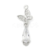 Brass Micro Pave Cubic Zirconia Pendants LS-KK-M326-04P-1