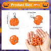 30Pcs Opaque Resin Vegetable Pendants RESI-SC0006-33-2