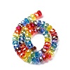 Electroplate & Gradient Color Glass Beads Strands LAMP-M023-01-3