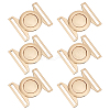 6Sets Zinc Alloy Side Release Buckles FIND-BC0013-98A-1