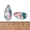 4Pcs Transparent Epoxy Resin Butterfly Wings Pendants RESI-C057-02B-3