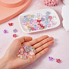 60Pcs 15 Styles Transparent Glass Pendants FIND-TA0004-51-6