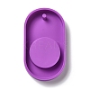 DIY Oval Pendant Silicone Molds AJEW-A034-04-2