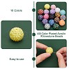 85pcs 17 style Resin Rhinestone Beads with Acrylic Round Beads Inside RESI-PH0002-11-4