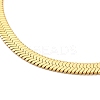 Ion Plating(IP) 304 Stainless Steel Herringbone Chain Necklace for Men Women NJEW-E076-04C-G-2