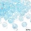 Crackle Transparent Glass Beads Strands GLAA-YW0005-73B-1