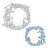 Wreath Carbon Steel Cutting Dies Stencils DIY-WH0170-062-8