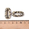 Natural Dalmatian Jasper Oval Pendants G-N342-105J-3