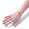 Eco-Friendly Handmade Polymer Clay Beads Kids Stretch Bracelets BJEW-JB04613-M-5