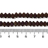 Electroplated Natural Lava Rock Beads Strands G-A234-F02-01F-4