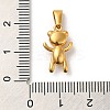 PVD Vacuum Plating 304 Stainless Steel Pendants STAS-M322-20G-3