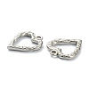 Non-Tarnish 304 Stainless Steel Hammered Pendants STAS-P279-09P-2