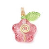 Transparent Glass Pendants PALLOY-JF03961-3