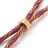 Nylon Cord Silder Bracelets MAK-C003-03G-21-2