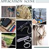 5Pcs 5 Colors Polypropylene Fiber Braided Neck Lanyards AJEW-NB0003-55-5