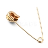 Alloy & Glass Safety Pins AJEW-WH0323-29B-2