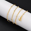 2mm Rack Plating Brass Satellite Chain Necklaces for Women Men MAK-L044-33G-2