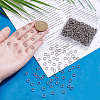 500Pcs Non-Tarnish 304 Stainless Steel Split Rings STAS-UN0065-26P-02-4