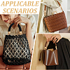 PU Imitation Leather Braided Bag Handles DIY-WH0366-41C-5