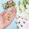 Glass Pendant Decorations HJEW-GL00007-3