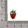 Brass with Enamel Charms KK-Q066-01B-G-3