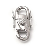 304 Stainless Steel Twister Clasps STAS-D382-05D-P-1