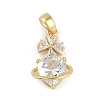 Brass Clear Glass Pendants RGLA-M002-05G-1