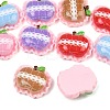 Opaque Resin Cabochons LS-RESI-C067-01D-2
