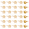 SUPERFINDINGS 30Pcs Star Alloy Brooches AJEW-FH0004-31A-1