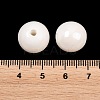 Glazed Porcelain Round Beads PORC-S489-14mm-01-5