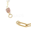 304 Stainless Steel Paperclip Chain Bracelet Making AJEW-JB01434-01-2
