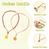 30Pcs 10 Colors Adjustable Waxed Polyester Cord Necklace Making NJEW-CJ00003-3