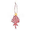 Christmas Tree Lollipop Handmade Polymer Clay Pendant Decorations LS-HJEW-P017-02C-1