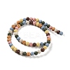 Synthetic Lava Rock Dyed Beads Strands X-G-H311-08A-07-3