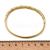 304 Stainless Steel Crystal Rhinestone Hinged Cuff Bangles for Women SA-CBA61B8-08G-5
