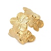 304 Stainless Steel Adjustable Open Cuff Rings for Women LS-RJEW-U060-03B-G-2