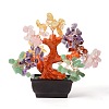 Natural Gemstone Chips Money Tree Bonsai Display Decorations DJEW-B007-08B-1