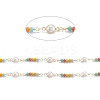 3.28 Feet Handmade Brass Beaded Chains X-CHC-M021-16LG-2