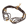 3Pcs Cowhide Leather Cord Double Layer Necklace Making AJEW-TA0002-77B-2