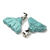 Synthetic Turquoise Pendants G-Z067-01P-04-3