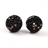 Polymer Clay Pave Rhinestone Beads RB-T018-01I-2