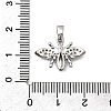 Brass Micro Pave Cubic Zirconia Pendants KK-P336-16C-P-3