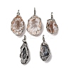 Natural Agate Big Pendants G-A282-06P-1