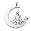 Anti-Tarnish 304 Stainless Steel Pendants LS-STAS-U030-10P-1